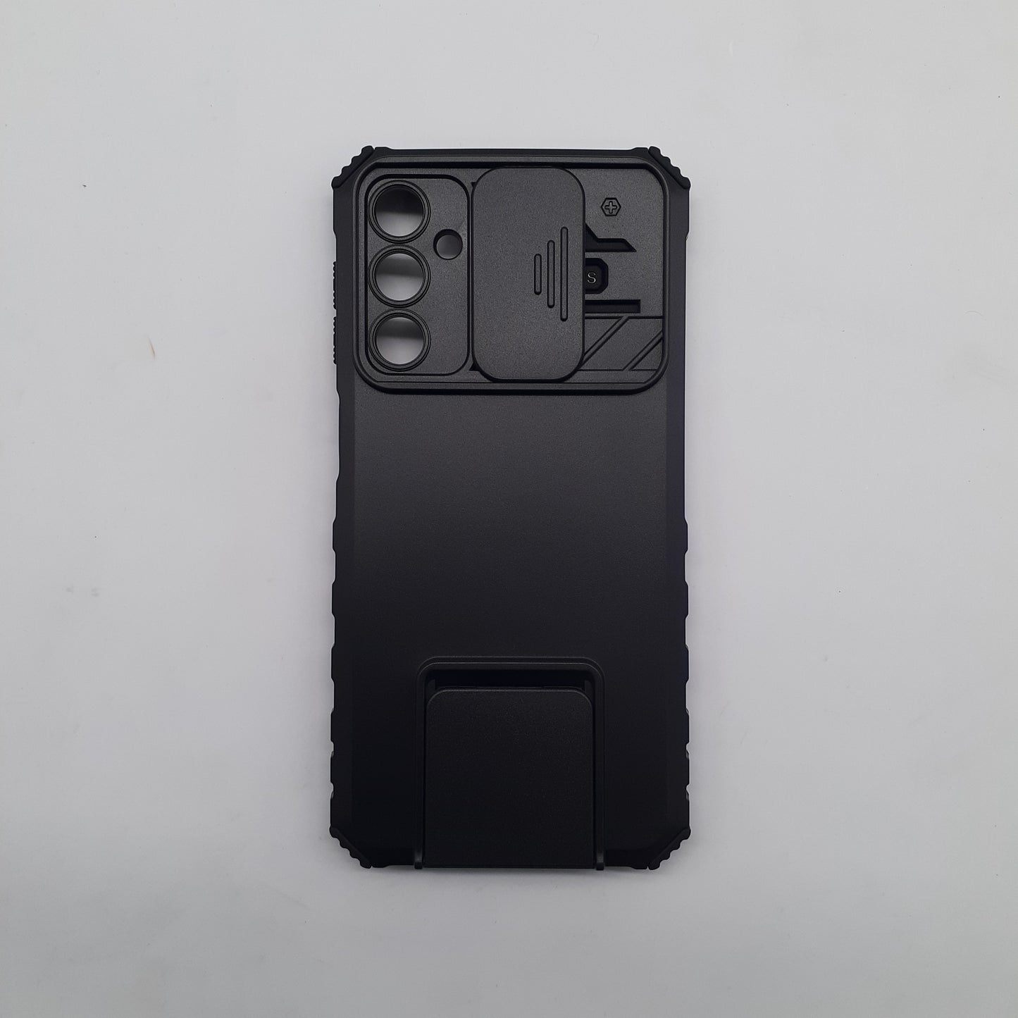 Samsung A24 4G Protective Case with Camera Slide Cover, Integrated Kickstand, and Military-Grade Drop Protection