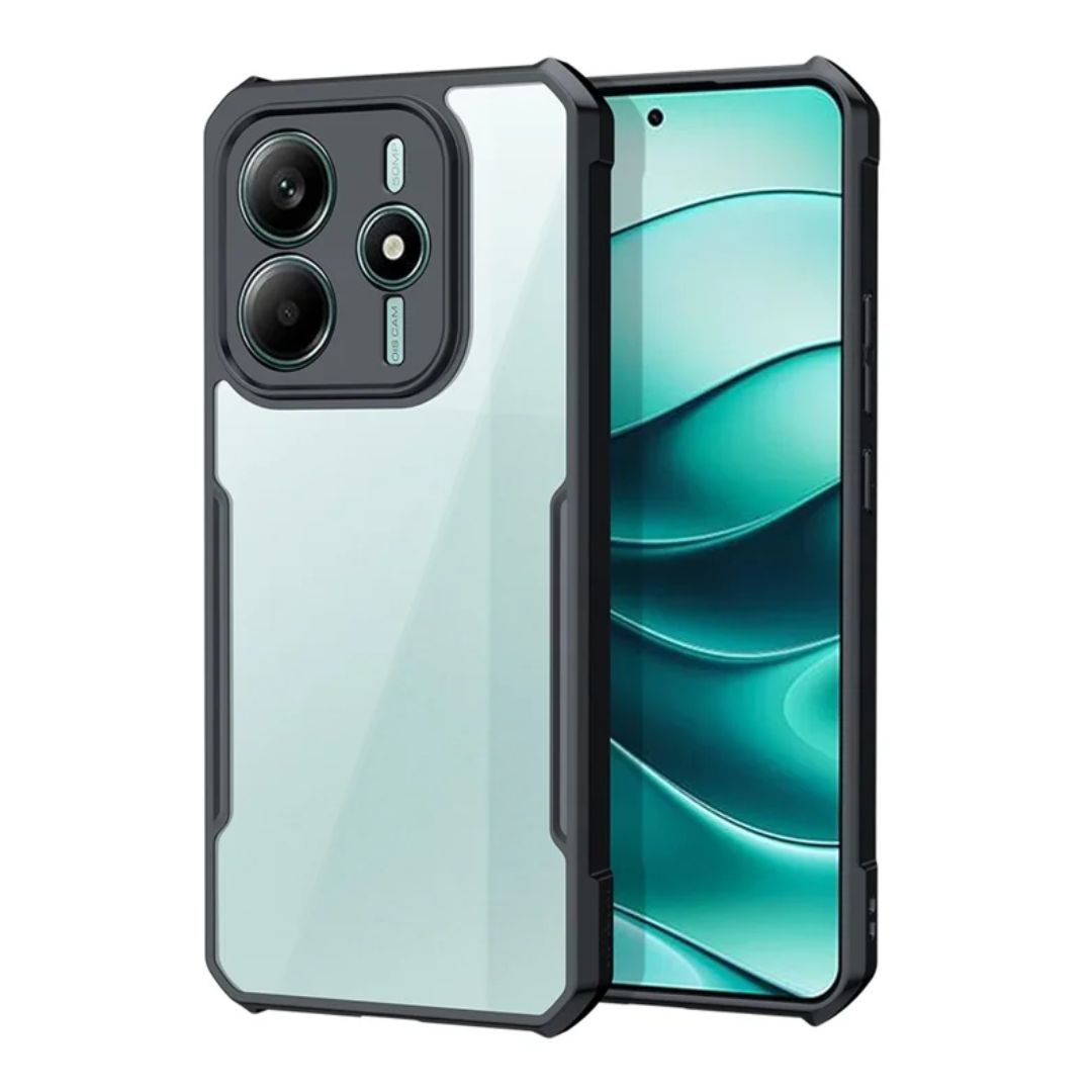 Redmi Note 14 case Matte Black Back Cover Soft Silicone TPU Bumper case