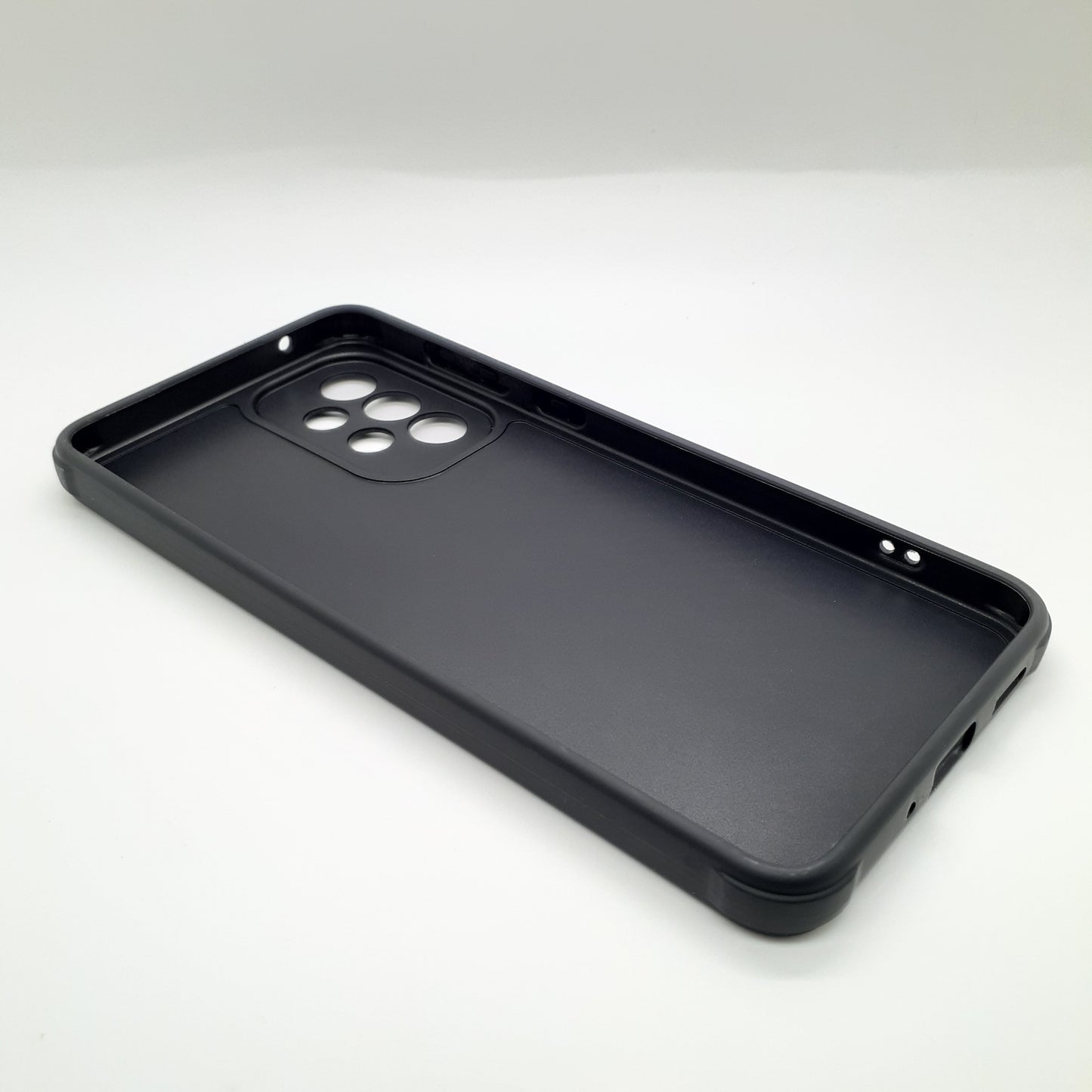 Samsung A33 5G Carbon Fiber texture Hard Rubber armour back cover shock-porof case