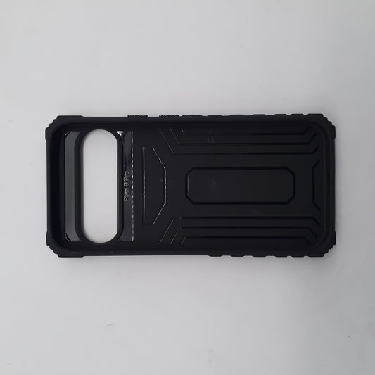 Google Pixel 9 Heavy Duty Shockproof Case with Sliding Camera Lens Protector and Integrated Kickstand for Ultimate Viewing and Protection