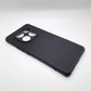 Redmi Note 14 Pro 4G Carbon Fiber texture Hard Rubber armour back cover shock-porof case
