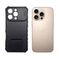 iPhone 16 Pro Case with Slide Camera Cover and Built-in Kickstand, Heavy Duty Shockproof Protective Cover with Integrated Stand for Hands-Free Viewing