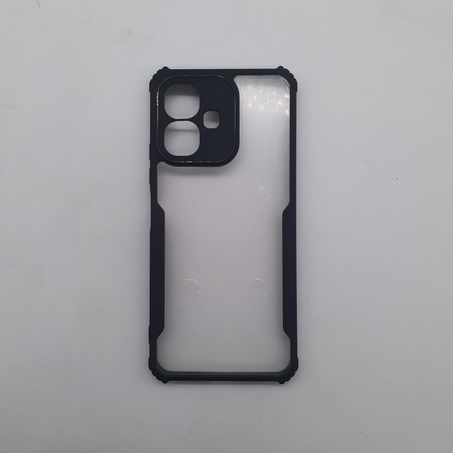 infinix Smart 10 Shockproof Hybrid Phone Case with Reinforced Edges and Soft Feel Anti-Slip Grip for Heavy Duty Protection