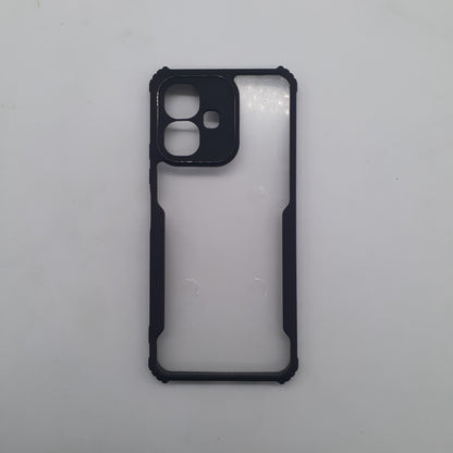 infinix Smart 10 Shockproof Hybrid Phone Case with Reinforced Edges and Soft Feel Anti-Slip Grip for Heavy Duty Protection