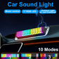 17 RGB Visible Music Car LED Sound Light Bar 3D Rhythm Pickup Ambient Atmosphere Lamp with Air Freshener Car Interior Decorative Lights Sri Lanka