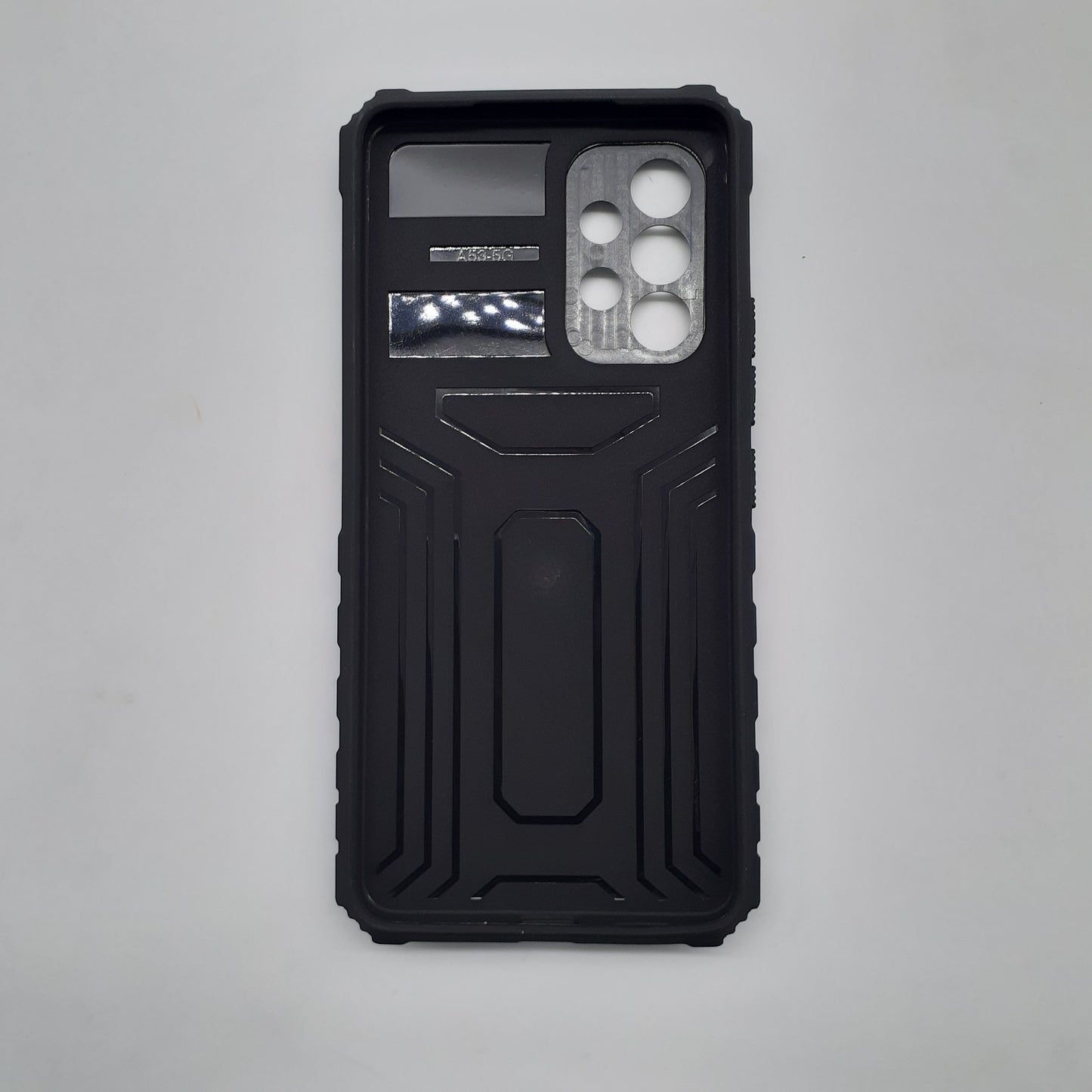 Samsung A53 Heavy Duty Protective Phone Case with Sliding Camera Cover and Integrated Kickstand for Ultimate Viewing and Privacy