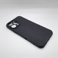 iPhone 16 Pro Max Carbon Fiber texture Hard Rubber armour back cover shock-porof case