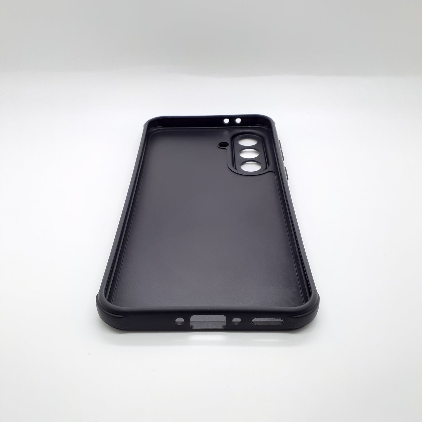 Samsung A36 Carbon Fiber texture Hard Rubber armour back cover shock-porof case