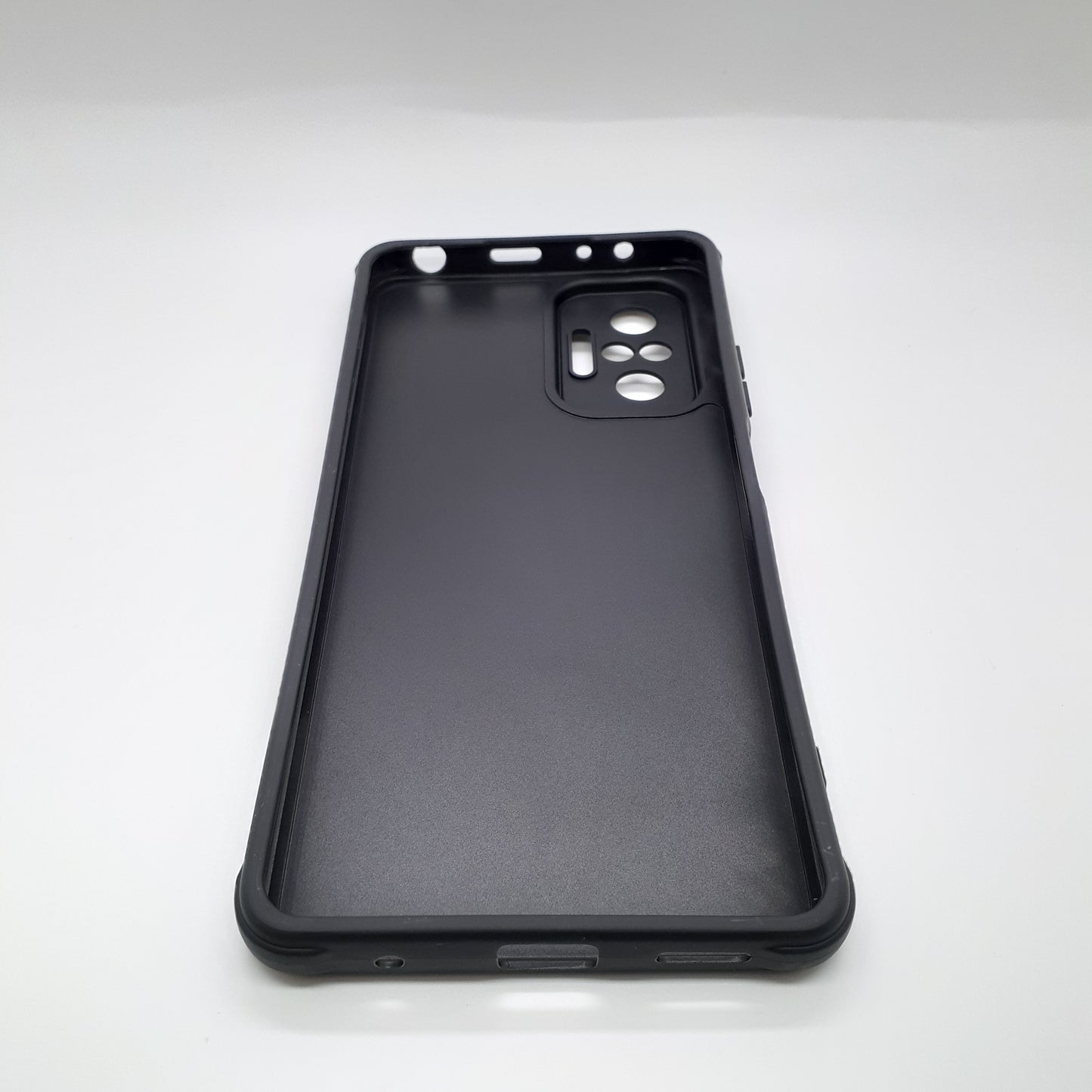 Redmi Note 10 Pro Carbon Fiber texture Hard Rubber armour back cover shock-porof case