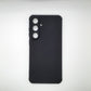 Samsung S24 FE Carbon Fiber texture Hard Rubber armour back cover shock-porof case