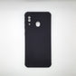Samsung A20 Carbon Fiber texture Hard Rubber armour back cover shock-porof case