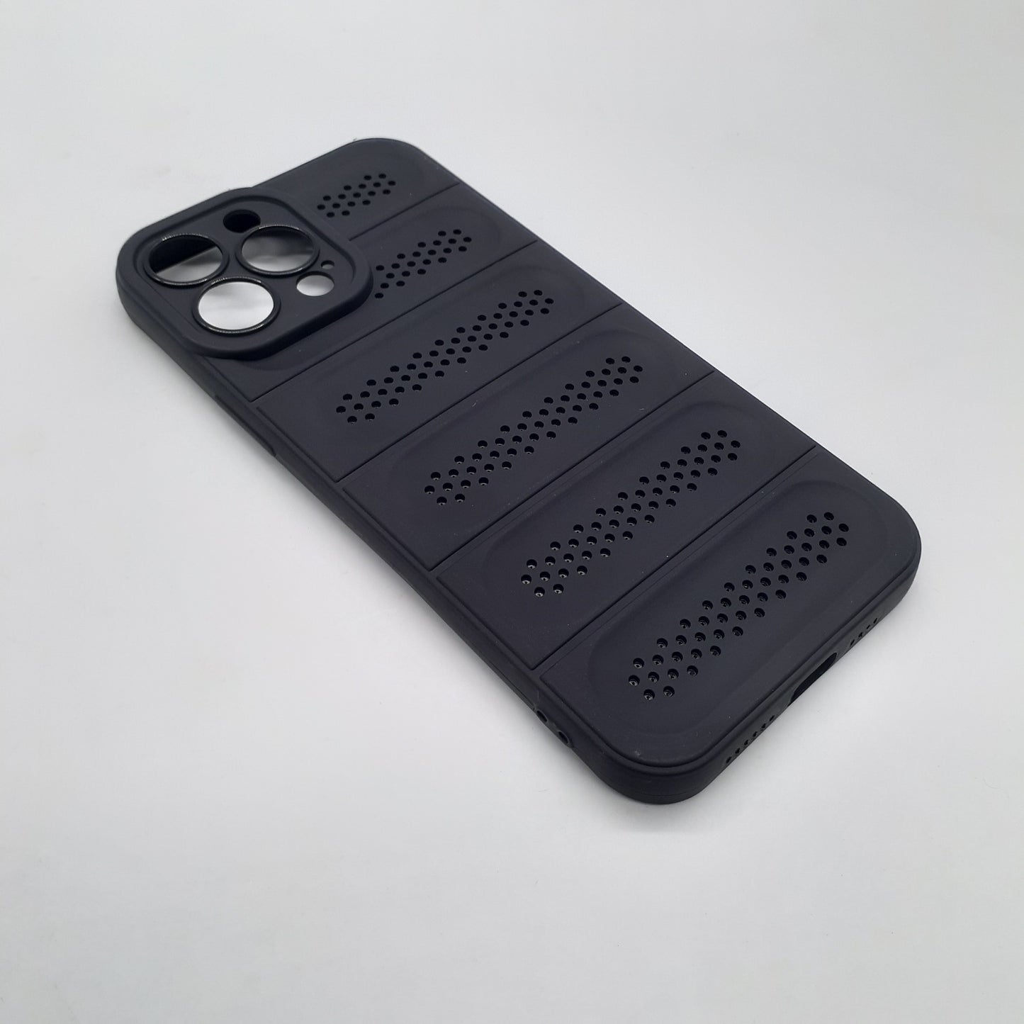 iPhone 13 Pro Max Cooling Heat Dissipation Phone Case Strong TPU Material Full Back Camera Lens Protection Shockproof Protective Cover Ultra Slim