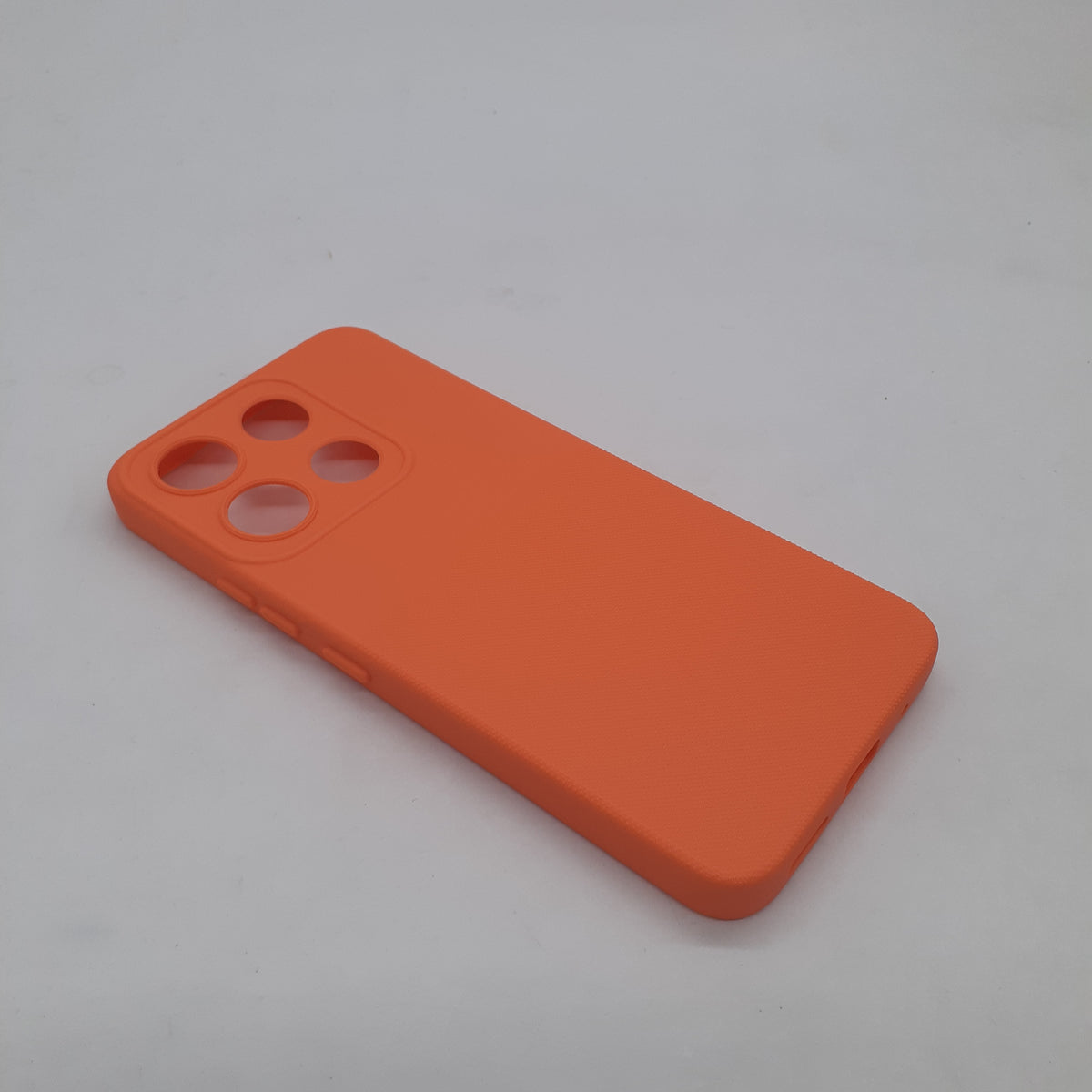 itel A60 Soft Silicone TPU Case – Slim Shockproof Protective Back Cover with Anti-Slip Grip & Raised Edges