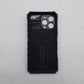 iPhone 16 Pro Max Heavy Duty Shockproof Case with Slide Camera Cover, Integrated Kickstand, and Magnetic Car Mount Holder