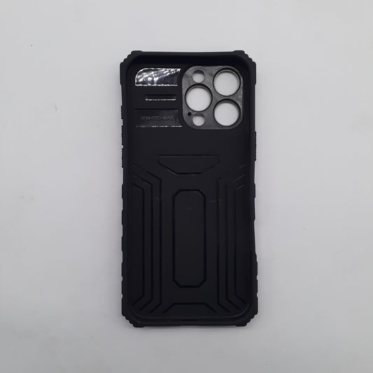 iPhone 16 Pro Max Heavy Duty Shockproof Case with Slide Camera Cover, Integrated Kickstand, and Magnetic Car Mount Holder
