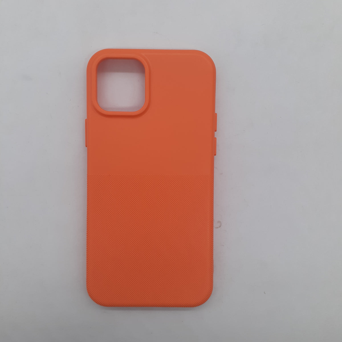 iPhone 12 Soft Silicone Protective Back Cover – Slim Shockproof TPU Case with Anti-Slip Grip & Raised Screen Edges