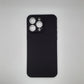 iPhone 15 Pro Max Carbon Fiber texture Hard Rubber armour back cover shock-porof case