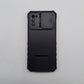 Samsung A02s Case, Heavy Duty Shockproof Protective Cover with Sliding Camera Lens Protector and Foldable Kickstand Built-in Stand