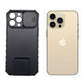 iPhone 13 Pro Max Heavy Duty Case with Camera Slide Cover, Integrated Kickstand, and Military-Grade Shockproof Protection.