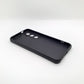 Samsung S24 Carbon Fiber texture Hard Rubber armour back cover shock-porof case