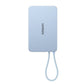UGREEN Magflow Air 10000mAh 30W Qi2 Aluminium Alloy Magnetic Wireless Power Bank Built-in Cable Star Blue – Model PB570 – Portable Fast Charging Battery Pack for Smartphones, Tablets, Laptops and USB-Powered Devices