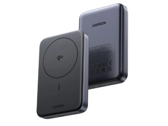 UGREEN 10000mAh 30W Qi2 Magnetic Wireless Power Bank – Model PB761 – Portable Fast Charging Battery Pack for Smartphones, Tablets, Laptops and USB-Powered Devices