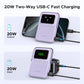 UGREEN Uno PB572 10000mAh Magnetic Wireless Power Bank with Built-In Stand – 20W Fast Charging Portable Battery Pack for iPhone, Samsung and USB-C Devices – Purple
