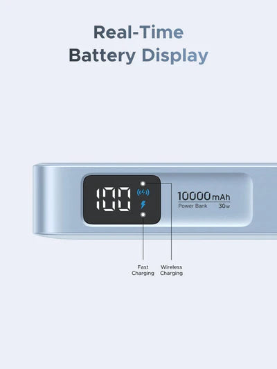 UGREEN Magflow 10000mAh Qi2 25W Magnetic Wireless with USB-C Built-in Cable Power Bank – Model PB773 – Portable Fast Charging Battery Pack for Smartphones, Tablets, Laptops and USB-Powered Devices