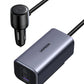 UGREEN 150W GaN 3xType-C and 1xUSB Port Car Charger with 1m Cable Length – Model EC706 – Compact In-Car Fast Charging Power Adapter for Smartphones, Tablets and USB Devices