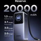 UGREEN Nexode 20000mAh 130W Smart Display with Built-in Cable – Model PB723 – Reliable Connection Cable for Compatible Computers, Displays, Audio Equipment and Digital Devices