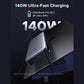 UGREEN 25000mAh 165W Built-in Dual USB-C Cable Power Bank – Model PB552 – Portable Fast Charging Battery Pack for Smartphones, Tablets, Laptops and USB-Powered Devices