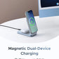 UGREEN 25W 2-in-1 Magnetic Wireless Charger – Model W756 – Fast Magnetic Charging Pad or Station for Compatible iPhone, AirPods and Qi-Enabled Devices