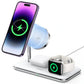 UGREEN 3-in-1 Qi2 Magnetic Wireless Charger (Phone, AirPods, Apple Watch) – Model CD278 – Fast Magnetic Charging Pad or Station for Compatible iPhone, AirPods and Qi-Enabled Devices