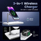 UGREEN 3-in-1 Qi2 Magnetic Wireless Charger (Phone, AirPods, Apple Watch) – Model CD278 – Fast Magnetic Charging Pad or Station for Compatible iPhone, AirPods and Qi-Enabled Devices