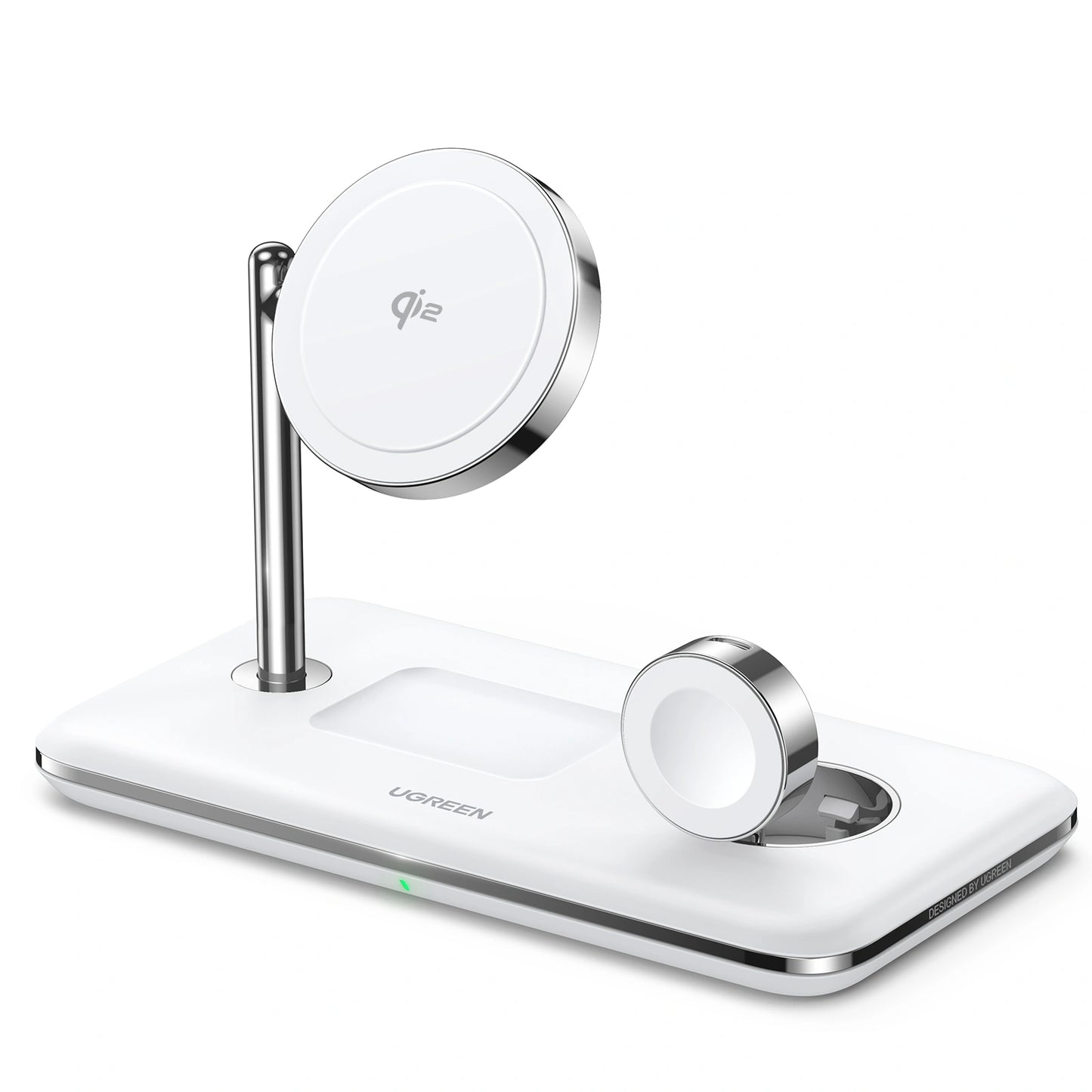 UGREEN 3-in-1 Qi2 Magnetic Wireless Charger (Phone, AirPods, Apple Watch) – Model CD278 – Fast Magnetic Charging Pad or Station for Compatible iPhone, AirPods and Qi-Enabled Devices