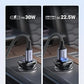 UGREEN 30W USB-C + USB Dual Port Car Charger – Model EC305 – Compact In-Car Fast Charging Power Adapter for Smartphones, Tablets and USB Devices