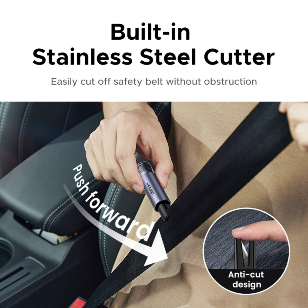 UGREEN Car Safety Hammer (2 in 1 - Break Window & Cut Seat Belt) – Model LP821 – Premium UGREEN Digital Accessory for Reliable Home, Office, Travel and Everyday Technology Use