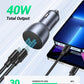 UGREEN 60W Dual USB-C Port PD Fast Car Charger – Model CD213 – Compact In-Car Fast Charging Power Adapter for Smartphones, Tablets and USB Devices