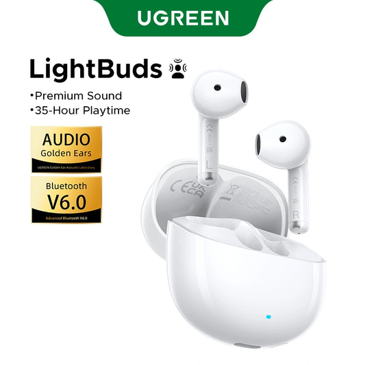 UGREEN LightBuds True Wireless Earbuds – Model WS217 – Clear Audio Accessory for Music, Calls, Gaming, Streaming, Travel and Everyday Listening