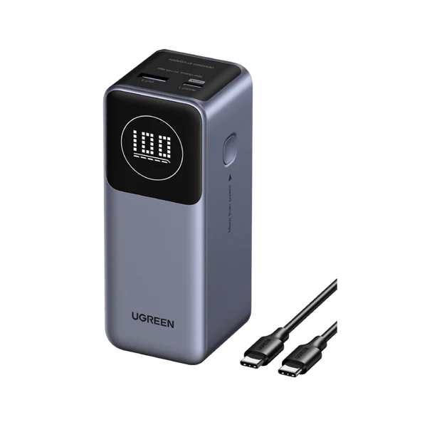 UGREEN Nexode 12000mAh 100W Fast Charging Power Bank – Model PB724 – Portable Fast Charging Battery Pack for Smartphones, Tablets, Laptops and USB-Powered Devices