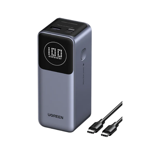 UGREEN Nexode 12000mAh 100W Fast Charging Power Bank – Model PB724 – Portable Fast Charging Battery Pack for Smartphones, Tablets, Laptops and USB-Powered Devices