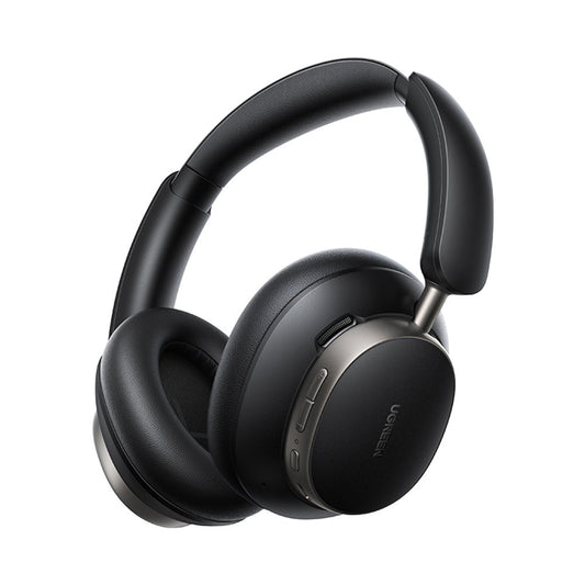 UGREEN Studio Pro HiTune Max6 120hr Hybrid Active Noise-Cancelling Headphones Black – Model HP206 – Clear Audio Accessory for Music, Calls, Gaming, Streaming, Travel and Everyday Listening