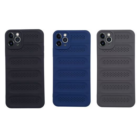 iPhone 11 Pro Max Heat Dissipation Design Strong TPU Material Phone Case Breathable Shockproof Cover