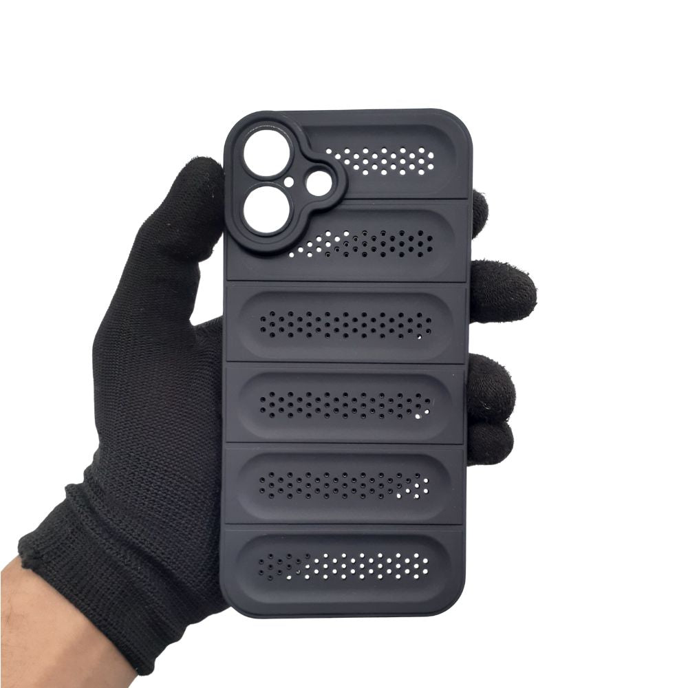 iPhone 16 Plus Heat Dissipation Strong TPU Material Phone Case Shockproof Rugged Non-Slip