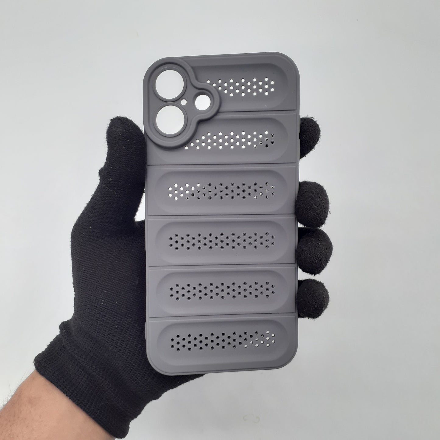 iPhone 16 Plus Heat Dissipation Strong TPU Material Phone Case Shockproof Rugged Non-Slip