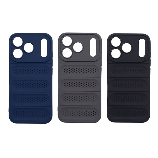iPhone 17 Pro Heat Dissipation Strong TPU Material Phone Case Drop Protection Shockproof Black