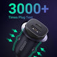 UGREEN 30W USB-C + USB Dual Port Car Charger - Black – Model CD130 – Compact In-Car Fast Charging Power Adapter for Smartphones, Tablets and USB Devices