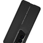 LEEKA Samsung Z Fold 6 case with Super Luxury Sport car fiber Pro case design with free inbuilt Screen Protector
