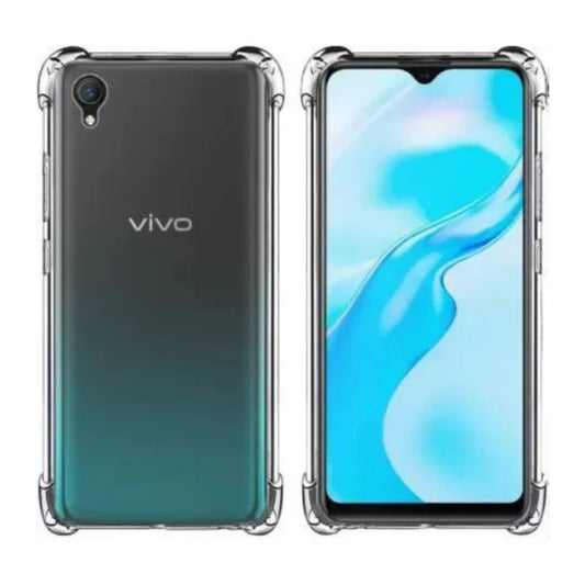 AntiShock Clear Back Cover Soft Silicone TPU Bumper case for Vivo Y1s