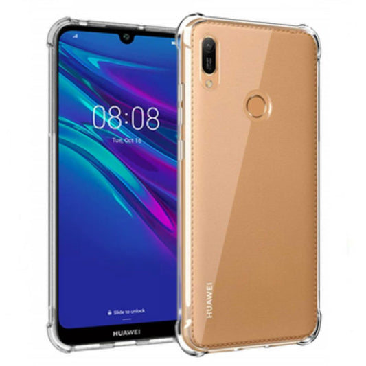 AntiShock Clear Back Cover Soft Silicone TPU Bumper case for Huawei Y6 2019